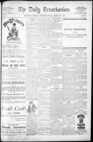 The Daily Texarkanian. (Texarkana, Ark.), Vol. 11, No. 152, Ed. 1 Wednesday, February 13, 1895