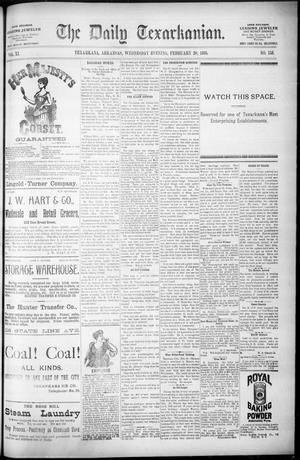 The Daily Texarkanian. (Texarkana, Ark.), Vol. 11, No. 158, Ed. 1 Wednesday, February 20, 1895