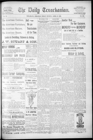 The Daily Texarkanian. (Texarkana, Ark.), Vol. 11, No. 208, Ed. 1 Friday, April 19, 1895