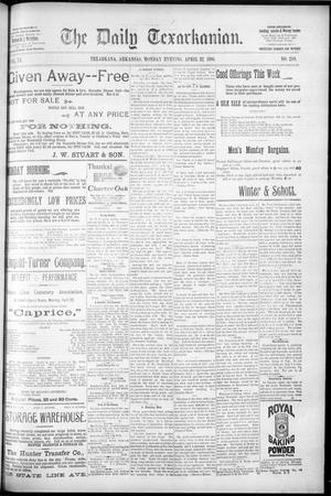 The Daily Texarkanian. (Texarkana, Ark.), Vol. 11, No. 210, Ed. 1 Monday, April 22, 1895