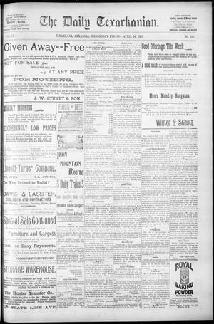 The Daily Texarkanian. (Texarkana, Ark.), Vol. 11, No. 212, Ed. 1 Wednesday, April 24, 1895