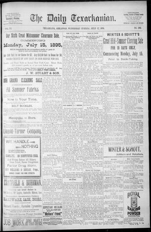 The Daily Texarkanian. (Texarkana, Ark.), Vol. 11, No. 282, Ed. 1 Wednesday, July 17, 1895