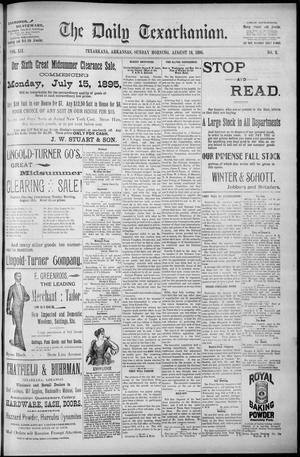 The Daily Texarkanian. (Texarkana, Ark.), Vol. 12, No. 8, Ed. 1 Sunday, August 18, 1895