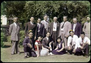 [Photograph of Students and Visiting Ministers at Austin College]