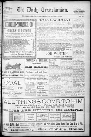 The Daily Texarkanian. (Texarkana, Ark.), Vol. 13, No. 100, Ed. 1 Wednesday, December 2, 1896