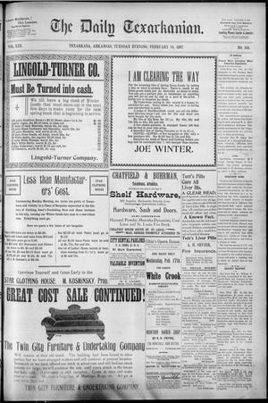 The Daily Texarkanian. (Texarkana, Ark.), Vol. 13, No. 164, Ed. 1 Tuesday, February 16, 1897