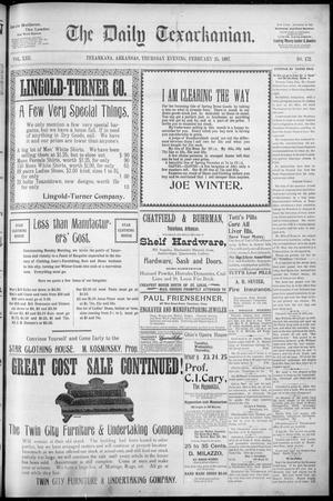 The Daily Texarkanian. (Texarkana, Ark.), Vol. 13, No. 172, Ed. 1 Thursday, February 25, 1897