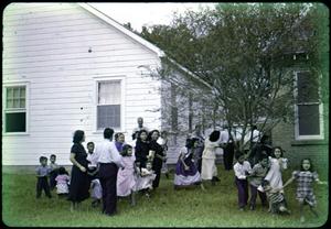 [Photograph of Group on Lawn]