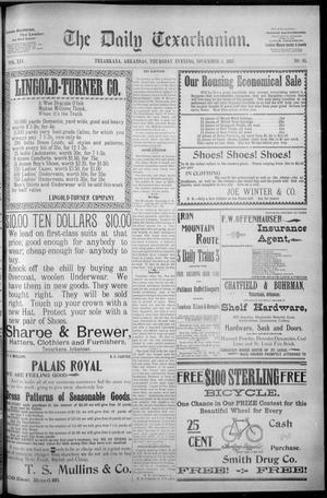 The Daily Texarkanian. (Texarkana, Ark.), Vol. 14, No. 95, Ed. 1 Thursday, November 4, 1897
