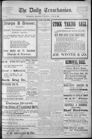 The Daily Texarkanian. (Texarkana, Ark.), Vol. 14, No. 290, Ed. 1 Wednesday, June 22, 1898