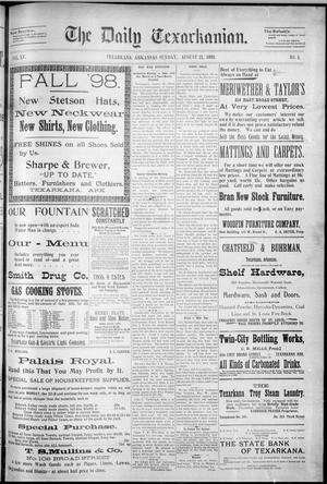 The Daily Texarkanian. (Texarkana, Ark.), Vol. 15, No. 4, Ed. 1 Sunday, August 21, 1898