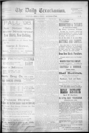 The Daily Texarkanian. (Texarkana, Ark.), Vol. 15, No. 21, Ed. 1 Friday, September 9, 1898