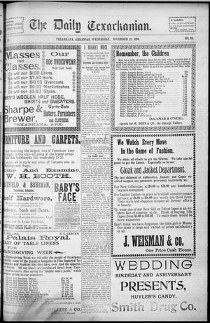 The Daily Texarkanian. (Texarkana, Ark.), Vol. 15, No. 84, Ed. 1 Wednesday, November 23, 1898