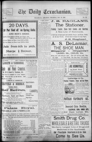 The Daily Texarkanian. (Texarkana, Ark.), Vol. 15, No. 174, Ed. 1 Thursday, May 18, 1899