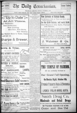 The Daily Texarkanian. (Texarkana, Ark.), Vol. 16, No. 51, Ed. 1 Sunday, October 8, 1899