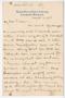 Primary view of [Letter from Chester W. Nimitz to William Nimitz, August 31, 1903]