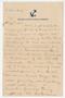 Letter: [Letter from Chester W. Nimitz to William Nimitz, October 1902]