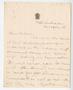 Letter: [Letter from Chester W. Nimitz to William Nimitz, June 10, 1902]