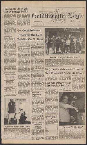 The Goldthwaite Eagle (Goldthwaite, Tex.), Vol. 95, No. 39, Ed. 1 Thursday, February 16, 1989