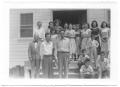 Photograph: [Group of Hispanic People on a Porch]