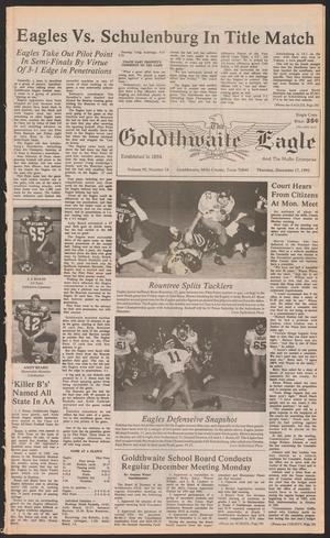 The Goldthwaite Eagle (Goldthwaite, Tex.), Vol. 99, No. 24, Ed. 1 Thursday, December 17, 1992