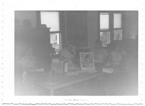 [Women Sitting at a Table at the V.C.S. Institute #1]