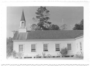 Primary view of object titled '[View of Church in San Pablo, Houston #2]'.