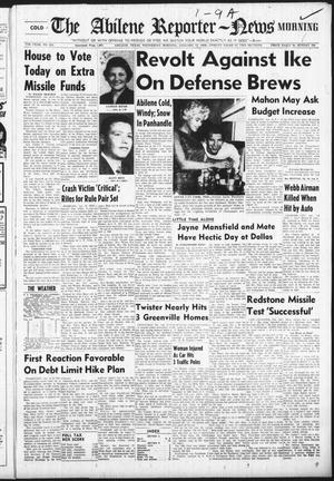 The Abilene Reporter-News (Abilene, Tex.), Vol. 77, No. 211, Ed. 1 Wednesday, January 15, 1958