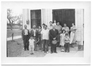 [Mexican Family in Front of a Church Building #1]