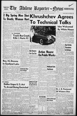 The Abilene Reporter-News (Abilene, Tex.), Vol. 77, No. 328, Ed. 1 Monday, May 12, 1958