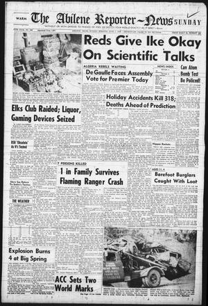 Primary view of object titled 'The Abilene Reporter-News (Abilene, Tex.), Vol. 77, No. 348, Ed. 1 Sunday, June 1, 1958'.