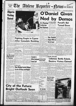 Primary view of object titled 'The Abilene Reporter-News (Abilene, Tex.), Vol. 77, No. 355, Ed. 1 Sunday, June 8, 1958'.