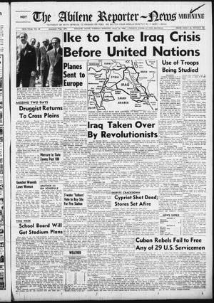 The Abilene Reporter-News (Abilene, Tex.), Vol. 78, No. 29, Ed. 1 Tuesday, July 15, 1958