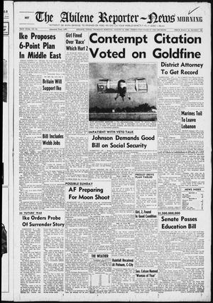 The Abilene Reporter-News (Abilene, Tex.), Vol. 78, No. 61, Ed. 1 Thursday, August 14, 1958
