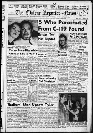 The Abilene Reporter-News (Abilene, Tex.), Vol. 78, No. 154, Ed. 1 Sunday, November 16, 1958