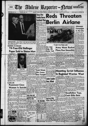 The Abilene Reporter-News (Abilene, Tex.), Vol. 78, No. 172, Ed. 1 Friday, December 5, 1958