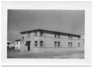 Primary view of object titled '[Tex-Mex Student Dormitory Building]'.