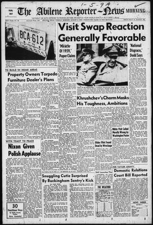 The Abilene Reporter-News (Abilene, Tex.), Vol. 79, No. 49, Ed. 1 Tuesday, August 4, 1959