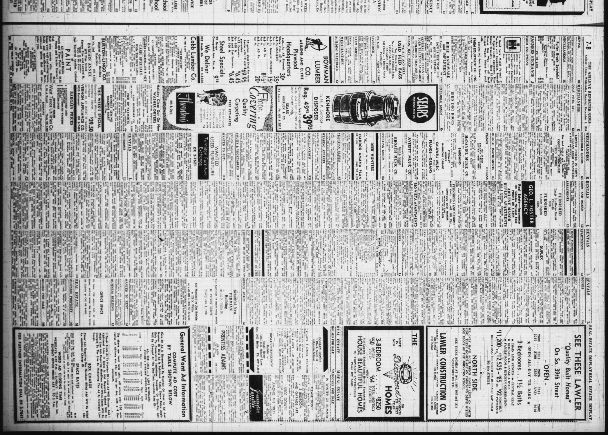 The Abilene Reporter-News (Abilene, Tex.), Vol. 79, No. 169, Ed. 1 Wednesday, December 2, 1959
                                                
                                                    [Sequence #]: 17 of 20
                                                