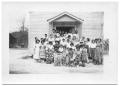 Primary view of [Large Group of Hispanic People at the Entrance of a Building # 1]