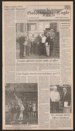 Primary view of object titled 'The Goldthwaite Eagle (Goldthwaite, Tex.), Vol. 109, No. 26, Ed. 1 Wednesday, January 5, 2005'.
