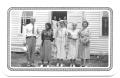 Thumbnail image of item number 1 in: '[Group of People Standing at the Entrance of a Presbyterian Church]'.