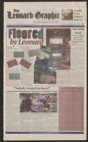 Primary view of object titled 'The Leonard Graphic (Leonard, Tex.), Vol. 114, No. 40, Ed. 1 Thursday, September 30, 2004'.