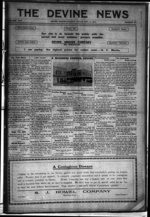 The Devine News (Devine, Tex.), Vol. 17, No. 24, Ed. 1 Thursday, October 2, 1913