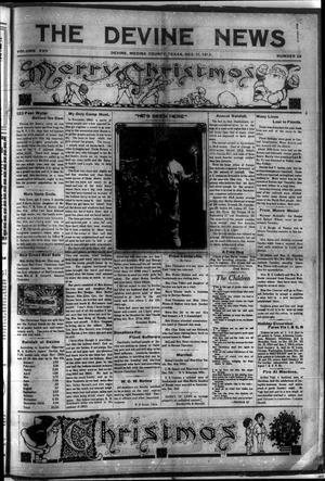 The Devine News (Devine, Tex.), Vol. 17, No. 34, Ed. 1 Thursday, December 11, 1913