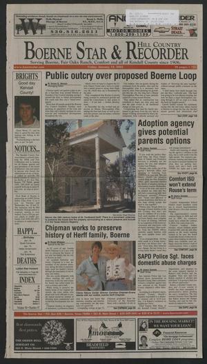 Primary view of object titled 'Boerne Star & Hill Country Recorder (Boerne, Tex.), Vol. 98, No. 97, Ed. 1 Friday, January 14, 2005'.