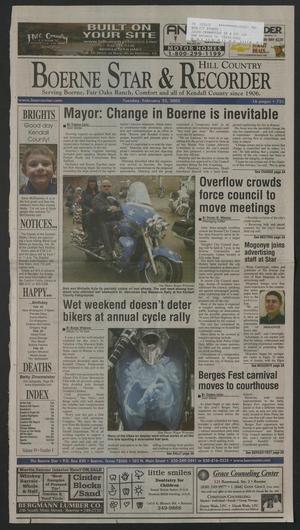 Boerne Star & Hill Country Recorder (Boerne, Tex.), Vol. 99, No. 8, Ed. 1 Tuesday, February 22, 2005
