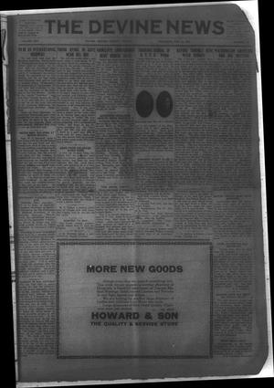 The Devine News (Devine, Tex.), Vol. 25, No. 44, Ed. 1 Thursday, February 23, 1922