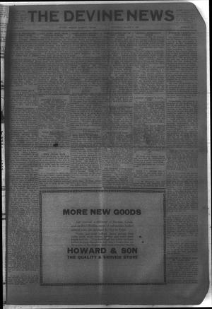 The Devine News (Devine, Tex.), Vol. 25, No. 45, Ed. 1 Thursday, March 2, 1922