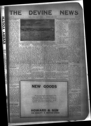 The Devine News (Devine, Tex.), Vol. 26, No. 11, Ed. 1 Thursday, June 29, 1922